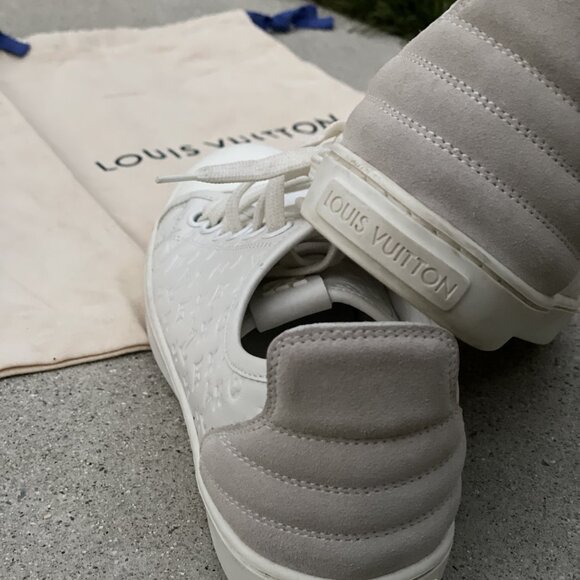 Louis Vuitton Monogram Sneakers (Woman's - White) - Picture 5 of 5